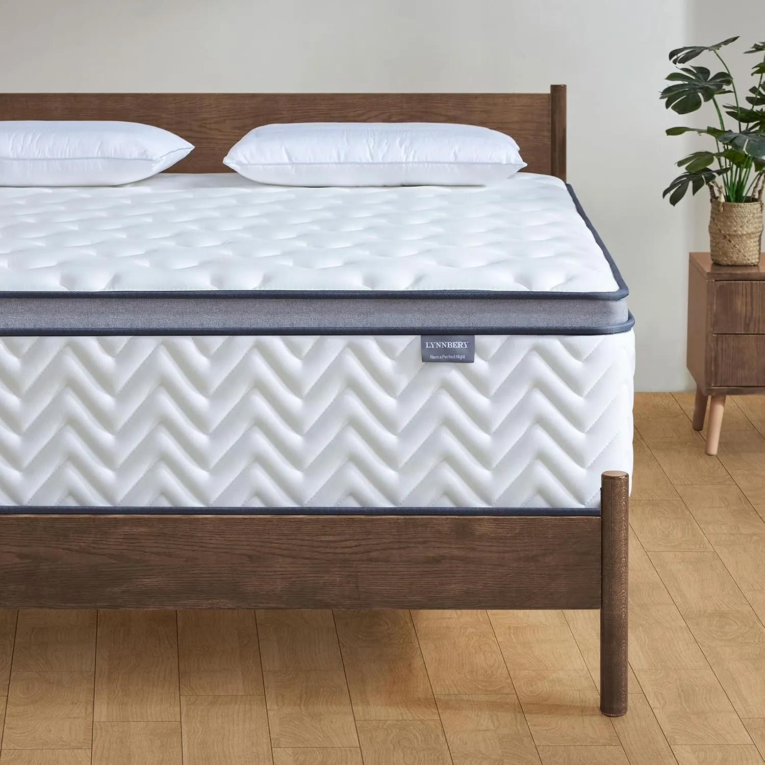 14 Inch Queen Mattress in a Box, Hybrid Cooling Gel Memory Foam & Pocketed Coils, Medium Firm, CertiPUR-US Certified, Pressure Relief, Motion Isolation