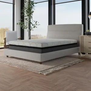 14" Copper Gel Cooling Memory Foam Mattress with Edge Support and Air Ridge Foam Full