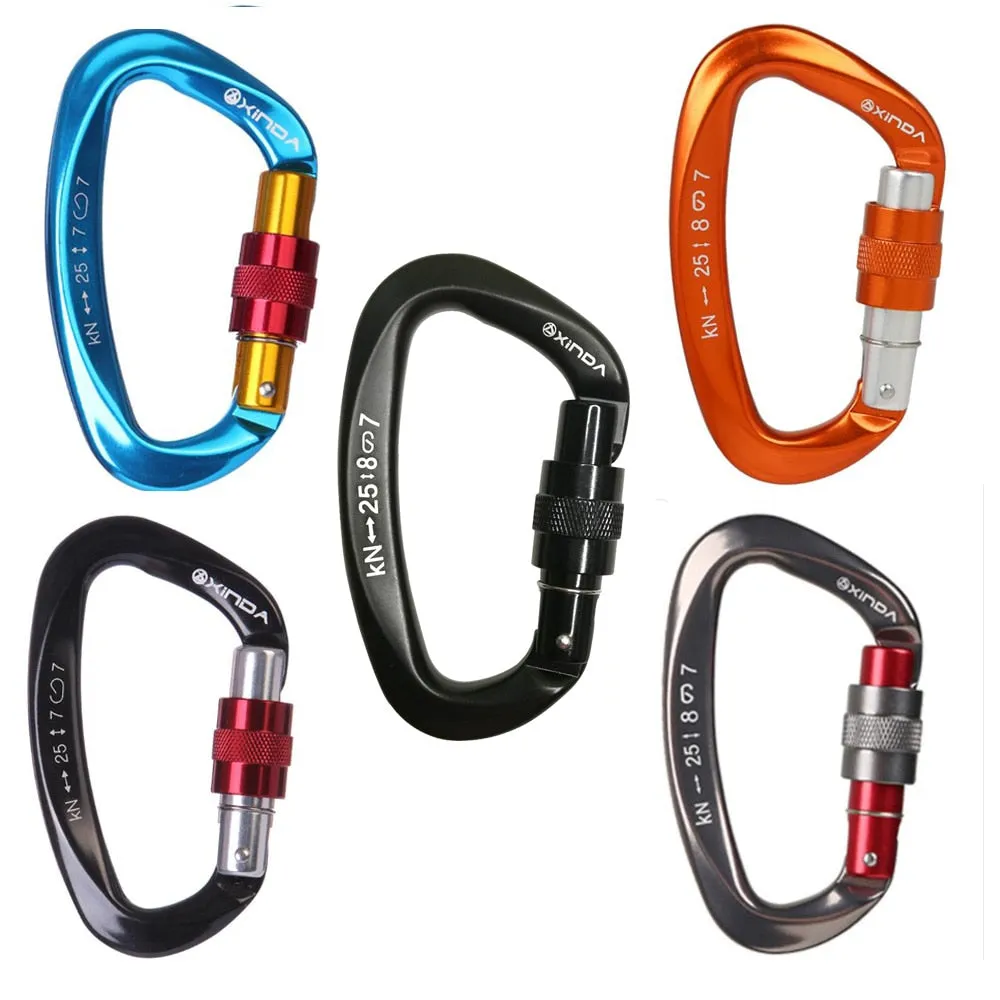 1500 LB Screw Lock Carabiner for Heavy-Duty Applications