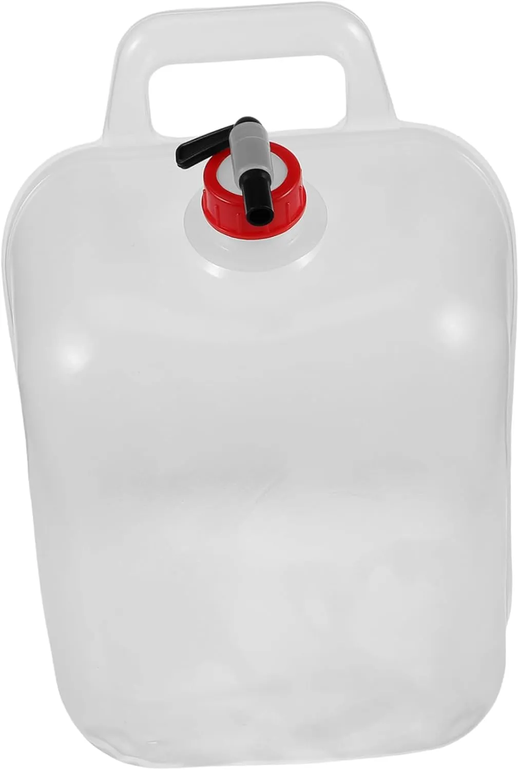 1pc Large Portable Water Tank Multifunctional Collapsible Water Container for Camping and Road Trips Durable Pe Material Soft Handle for Easy Carrying Random Color