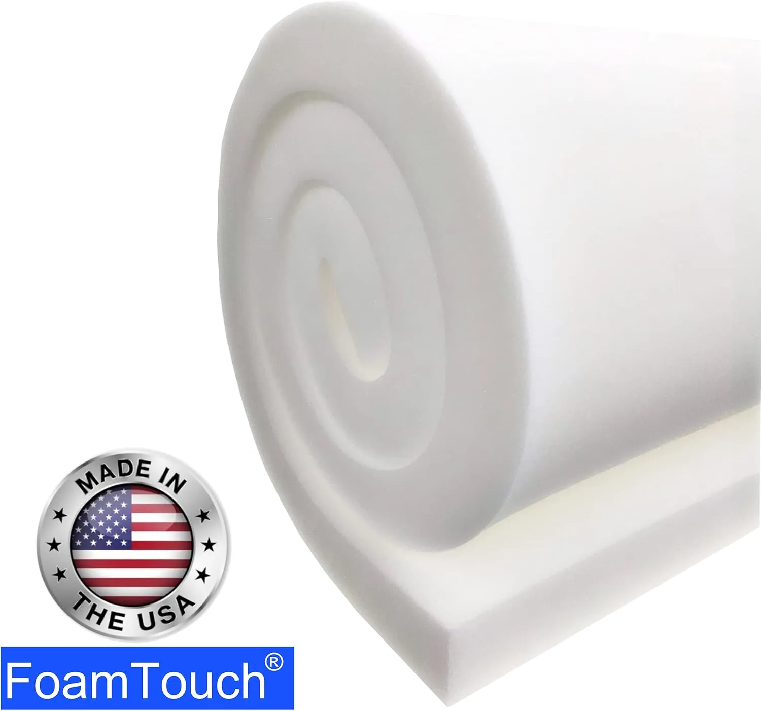 1" X 24" X 84" Upholstery Foam Cushion High Density Standard (Seat Replacement, Upholstery Sheet, Foam Padding)