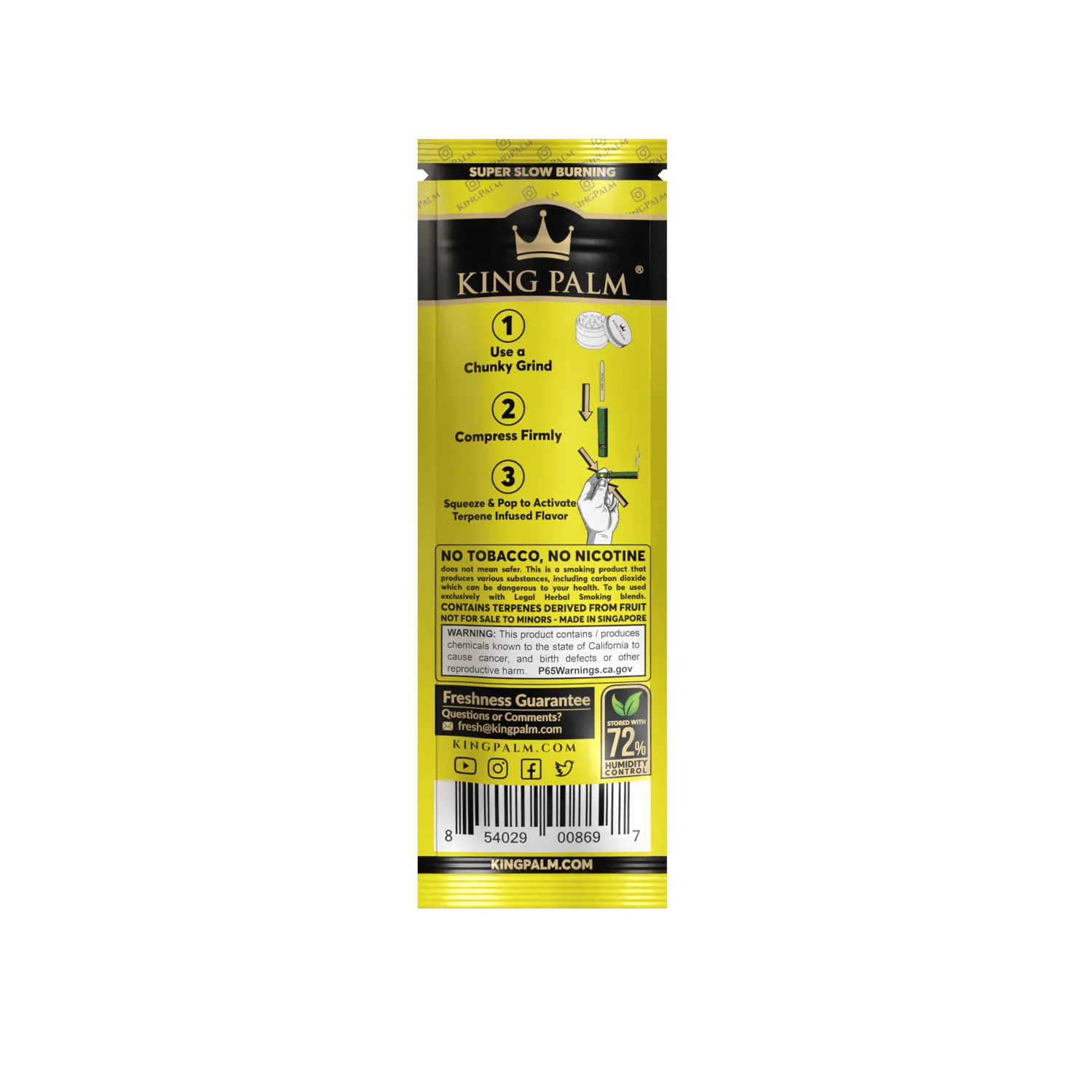2 Slim Rolls - Banana Cream - Display Box - 20 Units Per Display