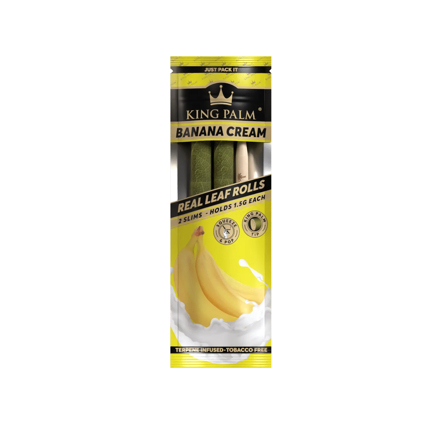 2 Slim Rolls - Banana Cream - Display Box - 20 Units Per Display