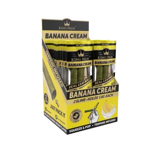 2 Slim Rolls - Banana Cream - Display Box - 20 Units Per Display