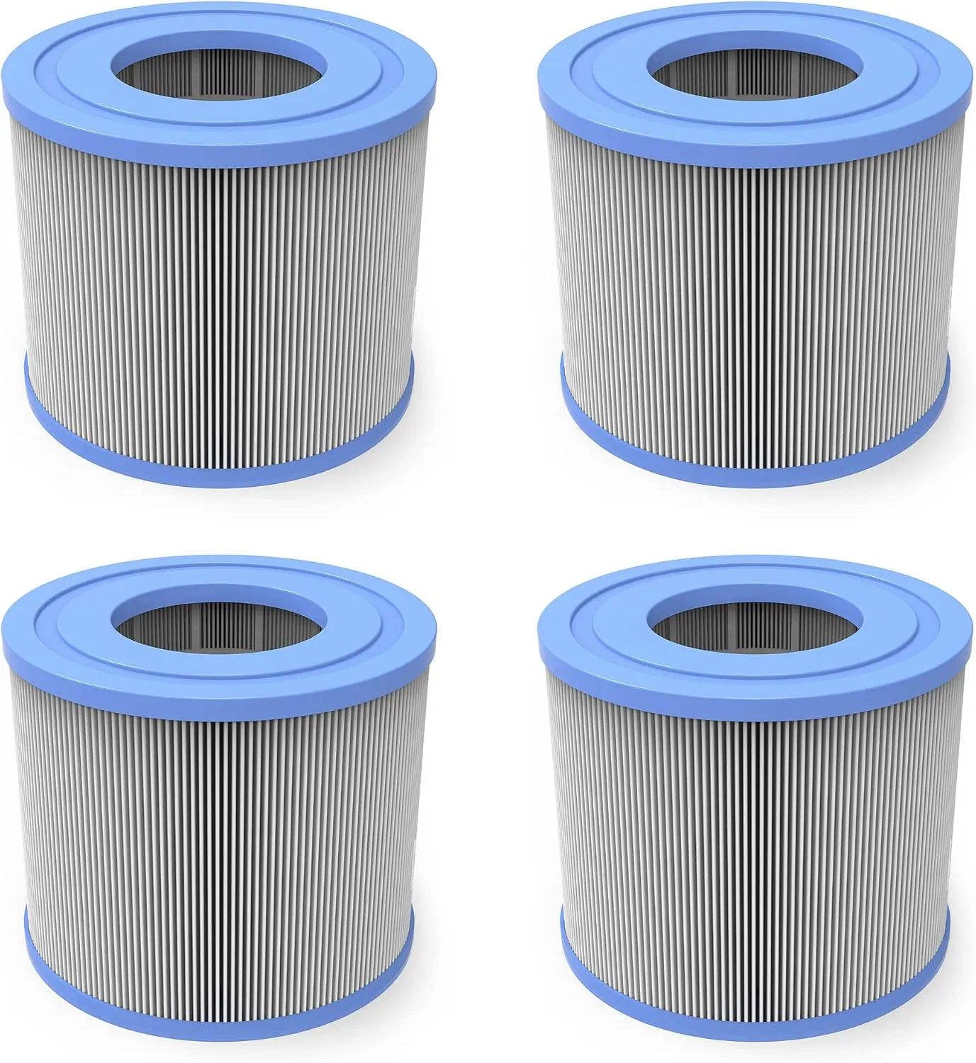 290760 Professional Home SPA High Flow Water Filter Replacement Cartridge for 10.5 x 8 Centimeter Filer Systems with 150 Pleats (4 Pack)