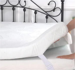 3 Inch King Size Memory Foam Mattress Topper, Cooling Gel Bed Topper with Removable Cover, Soft & Pain Relief & Breathable, CertiPUR-US & Oeko-Tex Certified