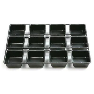 3998 SQUARE CUPCAKE CAKE PAN, 12