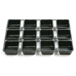 3998 SQUARE CUPCAKE CAKE PAN, 12