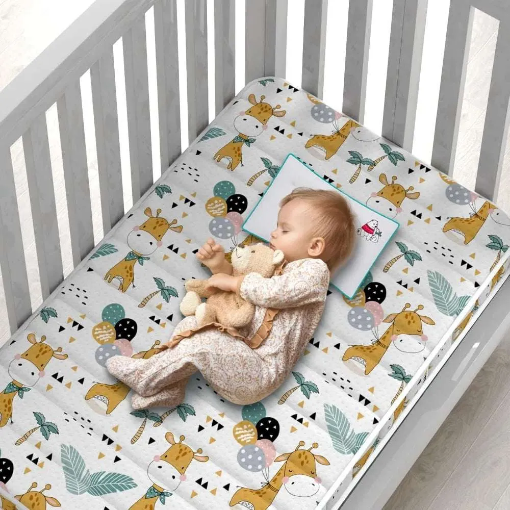 3" Mini Crib Mattress: High-Density Foam, Safe, Fits 38"x24" Cribs