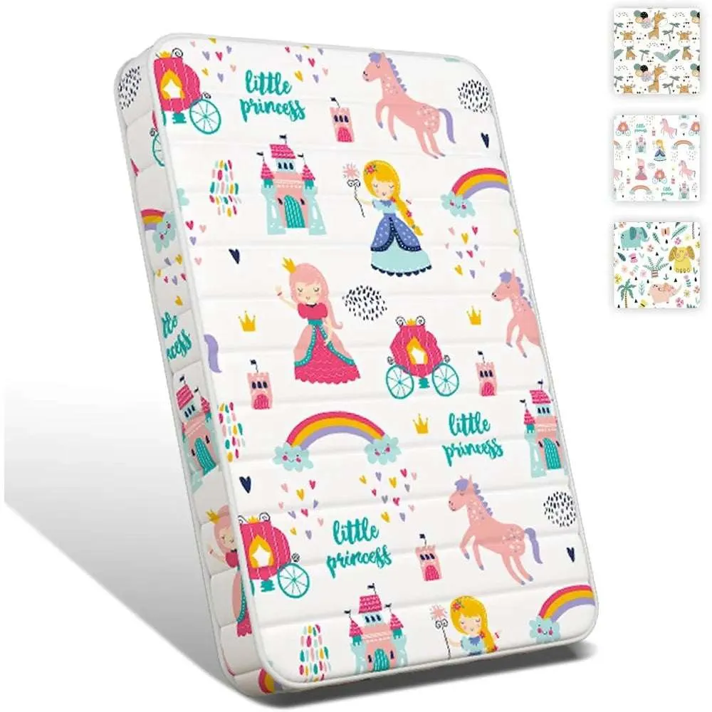 3" Mini Crib Mattress: High-Density Foam, Safe, Fits 38"x24" Cribs