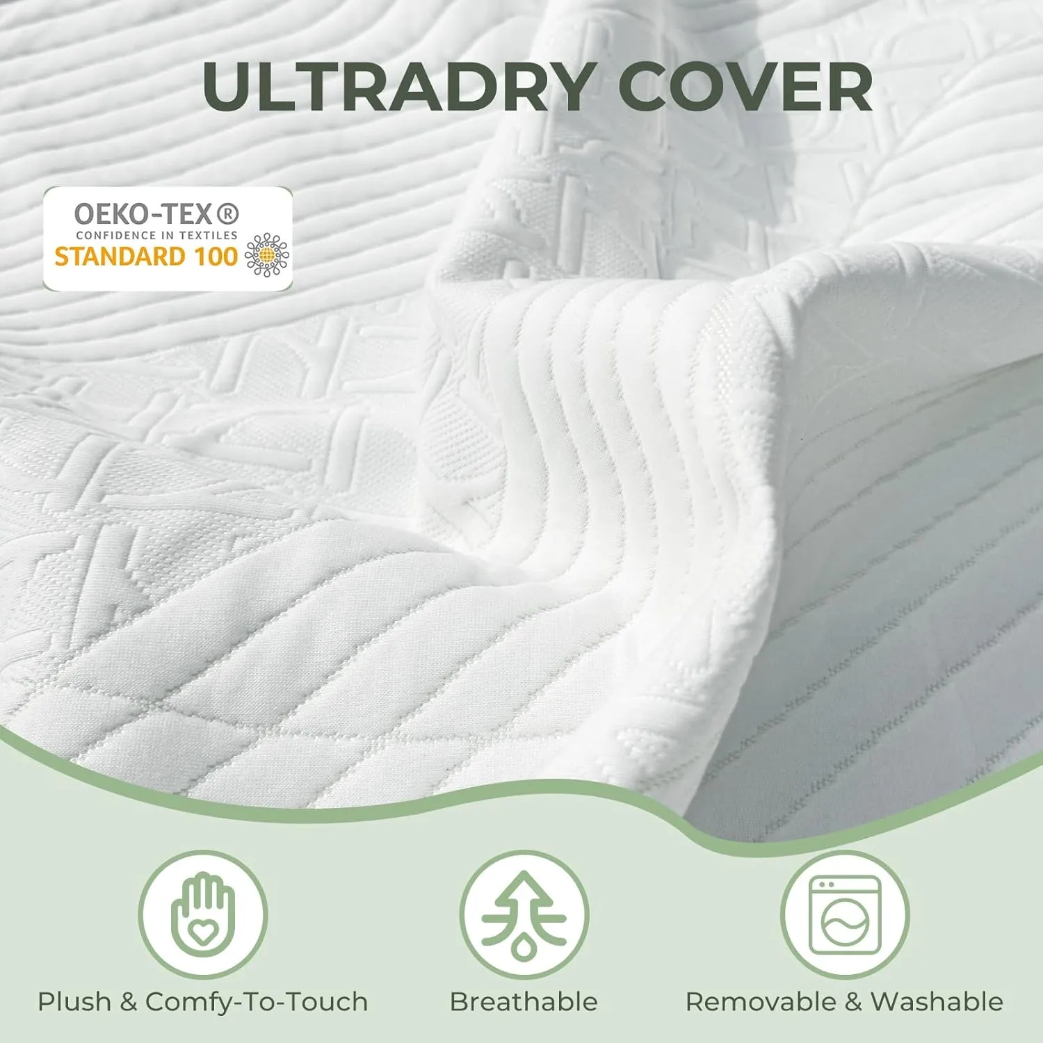 4 Inch King Firm Mattress Topper, Extra Firm Memory Foam Bed Topper for Pain Relief, Cooling Gel-Infused & Removable Cover, CertiPUR-US & Oeko-Tex Certified