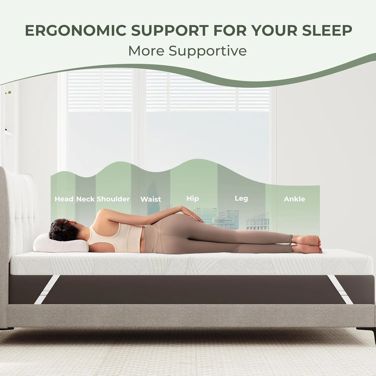 4 Inch King Firm Mattress Topper, Extra Firm Memory Foam Bed Topper for Pain Relief, Cooling Gel-Infused & Removable Cover, CertiPUR-US & Oeko-Tex Certified