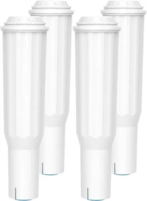 4 Pack CLEARYL/CLARIS White Water Filter Compatible with Jura F7, F8, Z5 Automatic Coffee Machine Impressa, Espresso, Capresso