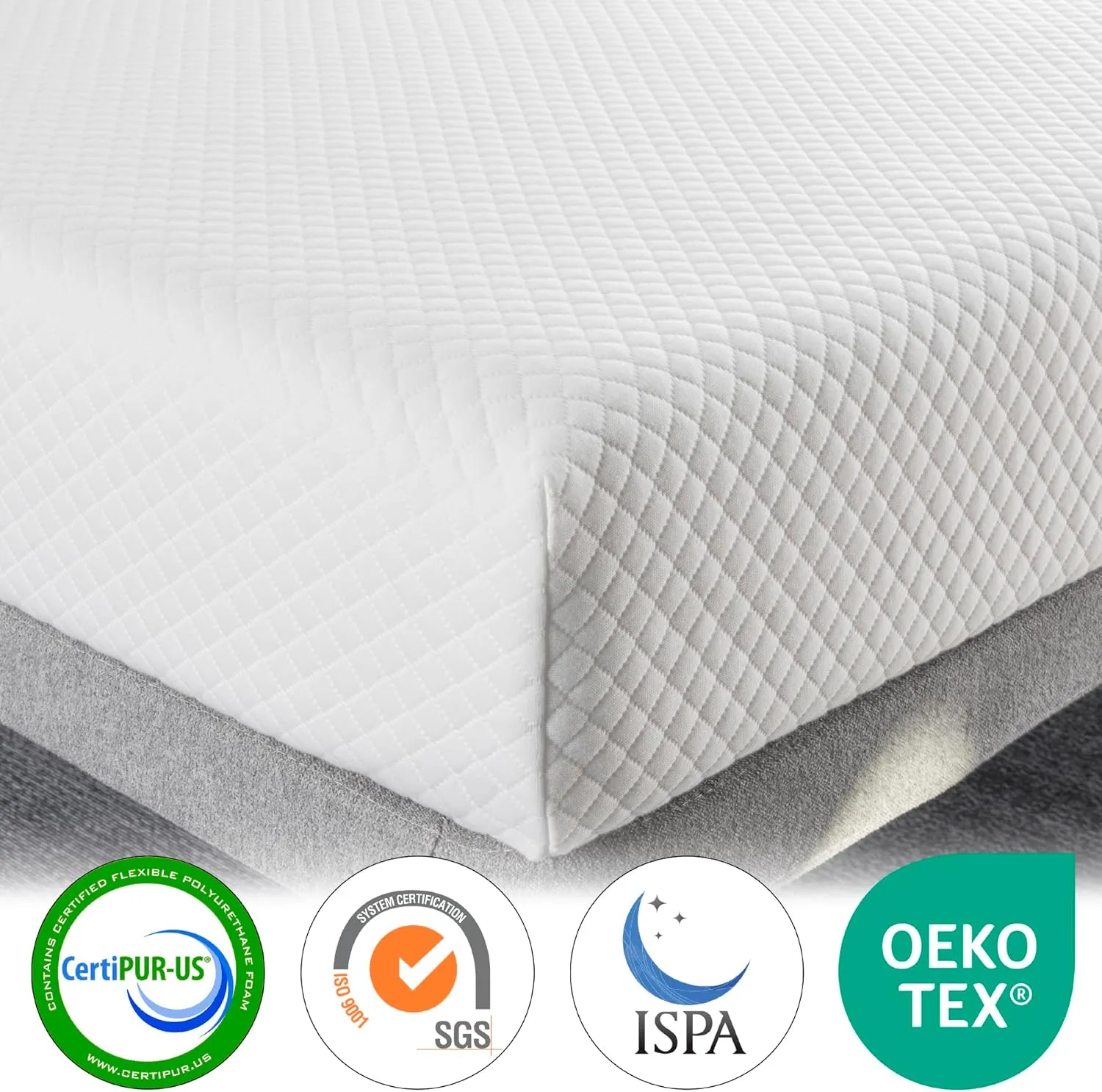 6 Inch Twin Memory Foam Mattress for Cool Sleep Medium Firm Feel Zoned Pressure Relief Certified Safe Foams Removable Cover Bed in A Box
