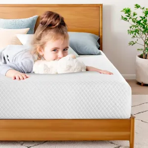 6 Inch Twin Memory Foam Mattress for Cool Sleep Medium Firm Feel Zoned Pressure Relief Certified Safe Foams Removable Cover Bed in A Box