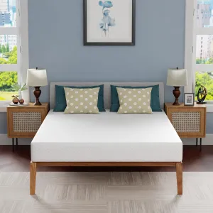 6/8/10/12 inch Gel Memory Foam Mattress for Cool Sleep & Pressure Relief, Medium Firm Mattresses CertiPUR-US Certified/Bed-in-a-Box/Pressure Relieving (8 in, Queen)