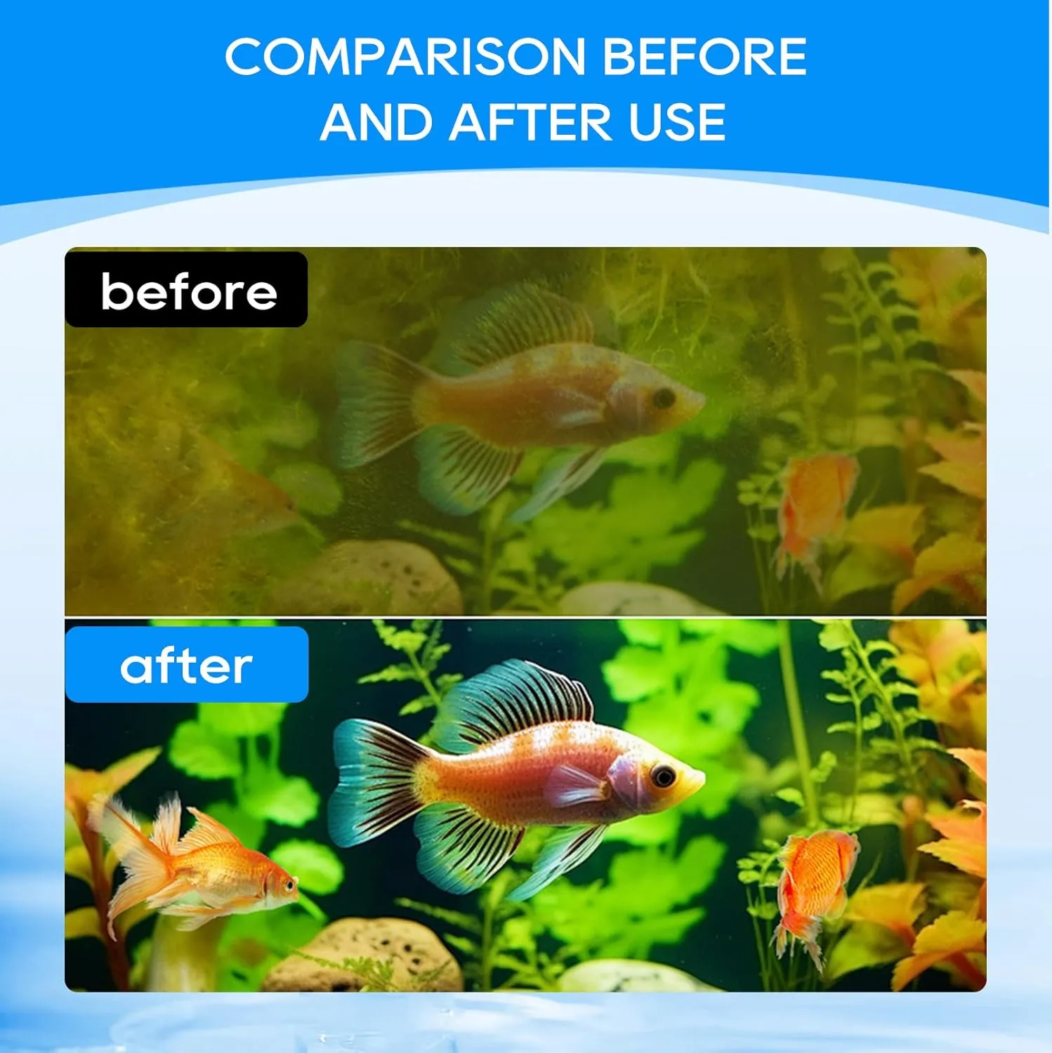 8 Pack Medium Fish Tank Filter Cartridges Compatible with Tetra Whisper Bio-Bag Filter Medium, Aquarium Filters Cartridge for Whisper ReptoFilter & 10i / IQ10 / PF10