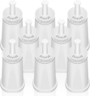 8 Pack Replacement Water Filter for Breville Espresso Machine Barista Touch Bes880, Barista Pro BES878, Oracle Touch BES990, Oracle BES980, Dual Boiler BES920 Bambino ClaroSwiss Sage by Funmit