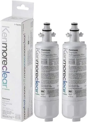 9690 Refrigerator Water Filter,Compatible for kenmore 9690,46-9690,469690 Refrigerator Water Filter white (2-Pack)…