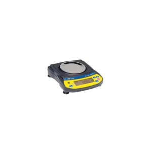 A&D Engineering EJ-200 Newton Compact Electronic Toploading Balance with LCD Display, 110mm Pan,  /-0.01g Linearity, 210g Capacity, 0.01g Readability
