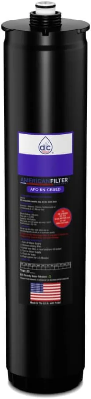 AFC™ Brand Model # AFC-KN-CBSED Water Filters, Compatible with Kinetico® 9461A Sediment Filter Cartridge (Purple) for K2,K5 & KRO -Made in U.S.A. - 1 Filter