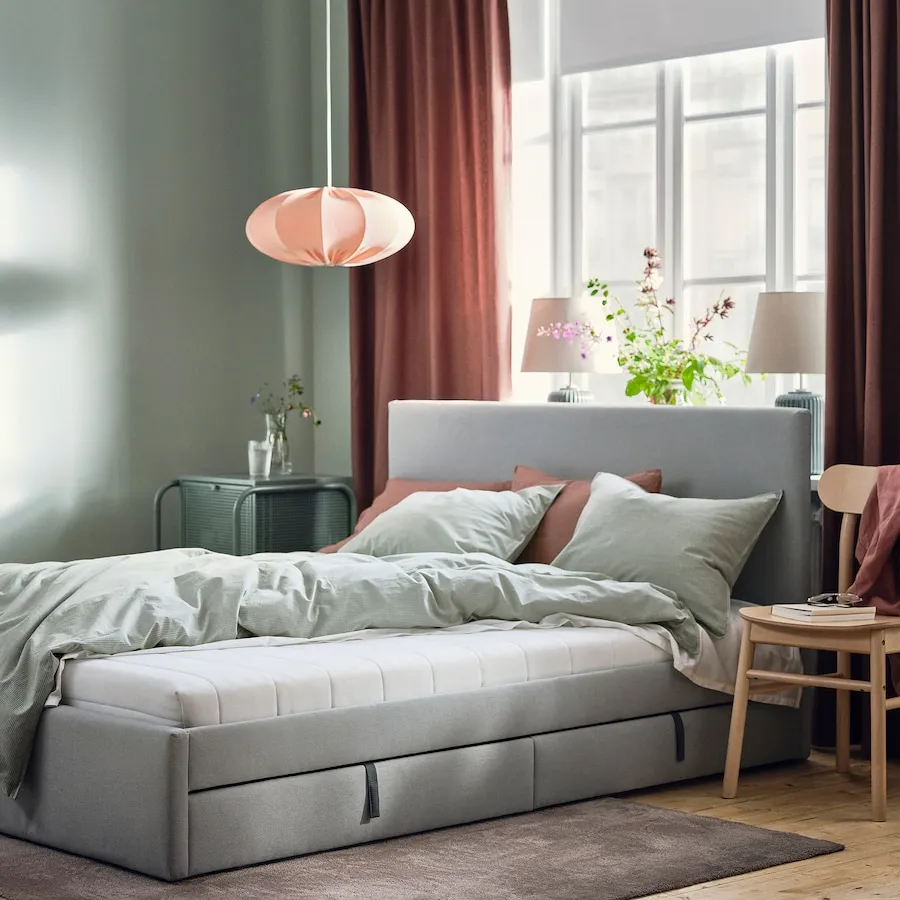 AFJALL foam mattress, firm/white, 80x200 cm, 60568631