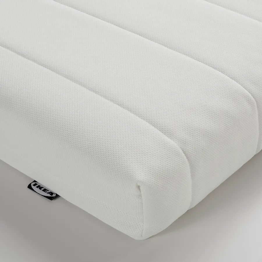 AFJALL foam mattress, firm/white, 80x200 cm, 60568631
