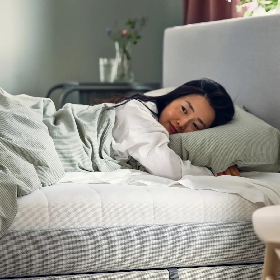 AFJALL foam mattress, firm/white, 80x200 cm, 60568631