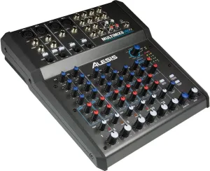 Alesis MultiMix 8 USB FX – 8 Channel Compact Studio Mixer with Built In Effects & USB Audio Interface for Live Sound and Home Studio Recording