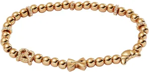 Alex and Ani “Carbs are My Love Language” Beaded Stretch Bracelet