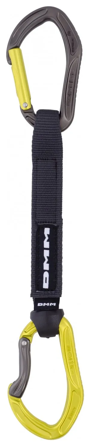 Alpha Sport Quickdraw (18cm) - lime, quickdraws - 6 pack