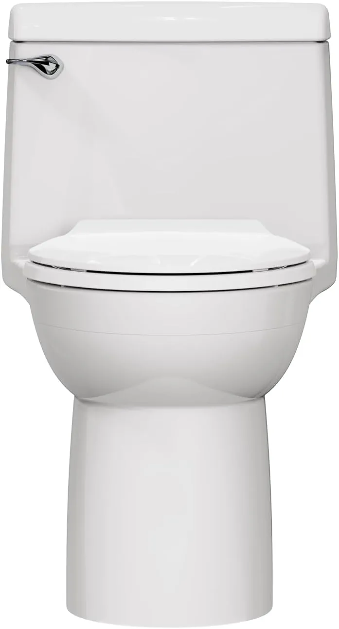 American Standard 2004314.020 Champion 4 One-Piece Toilet with Toilet Seat, Elongated Front, Standard Height, White, 1.6 gpf