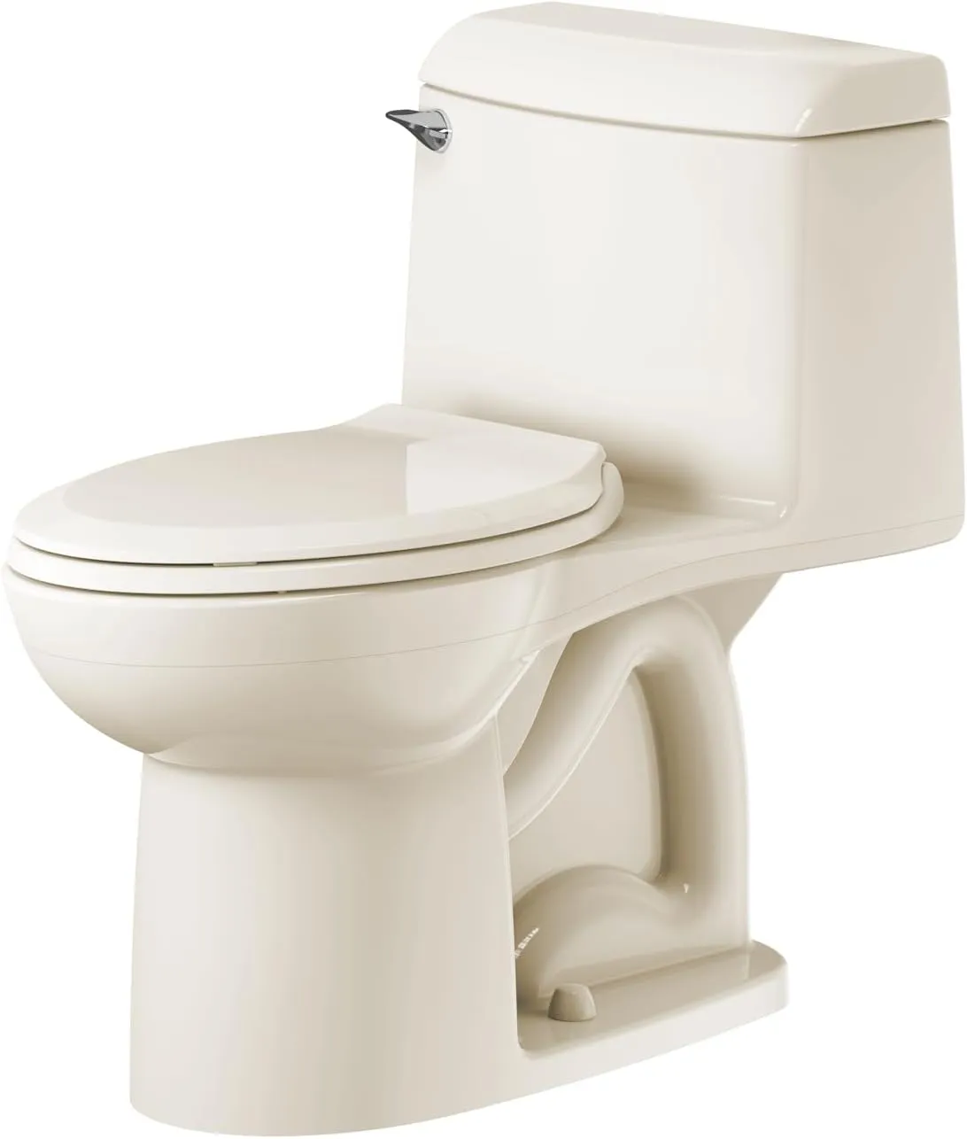 American Standard 2034314.021 Champion 4 One-Piece Toilet with Toilet Seat, Elongated Front, Chair Height, Bone, 1.6 gpf