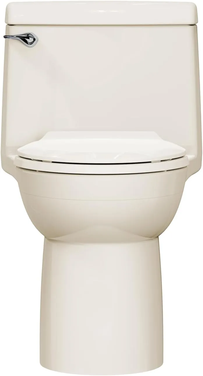 American Standard 2034314.021 Champion 4 One-Piece Toilet with Toilet Seat, Elongated Front, Chair Height, Bone, 1.6 gpf
