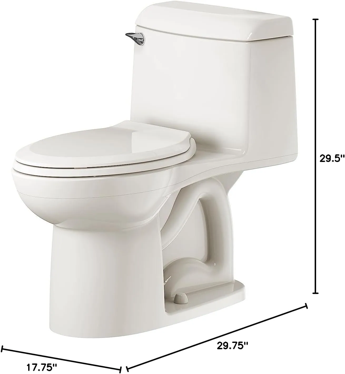 American Standard 2034314.222 Champion 4 One-Piece Toilet with Toilet Seat, Elongated Front, Chair Height, Linen, 1.6 gpf
