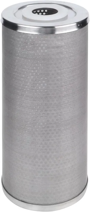 Amwater Stainless Steel Cleanable Wire Mesh Filter Cartridge 10”Length,4.5"OD(5 Micron)