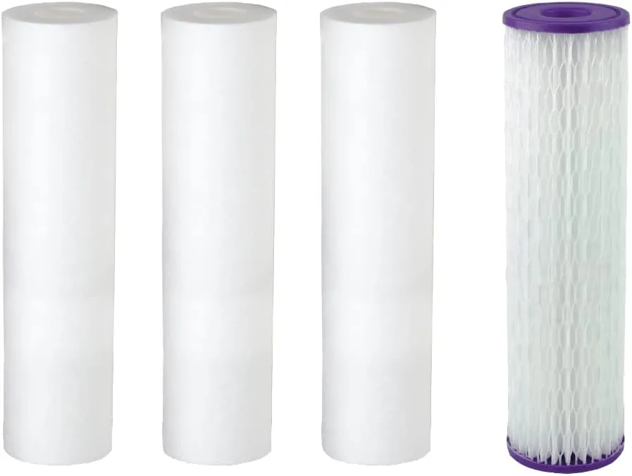 Aquasana EQ-303-35 10 inch 3-Pack   Post Water Filter, normal, White, 3 Count