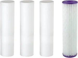 Aquasana EQ-303-35 10 inch 3-Pack   Post Water Filter, normal, White, 3 Count