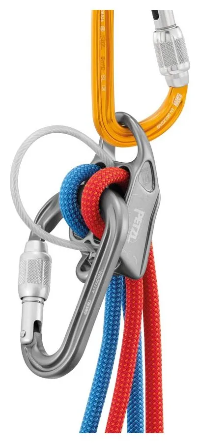 Attache Screw-Lock - yellow, HMS carabiner