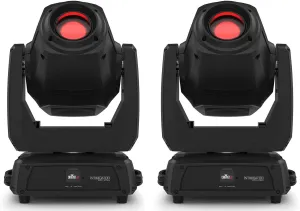 Audiosavings Bundle: (2) Chauvet DJ Intimidator Spot 475ZX 250w DMX LED Moving Head Light w/RF Receiver