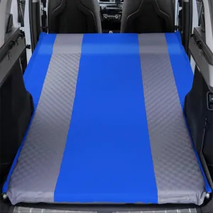 Automatic Inflatable Car Air Mattress for Mercedes Benz C-Class T-Modell S206 S205 S204 S203 S202 Estate/All-Terrain Wagon Estate, Foldable Portable for Camping Travel Car Mattress,BlueGray