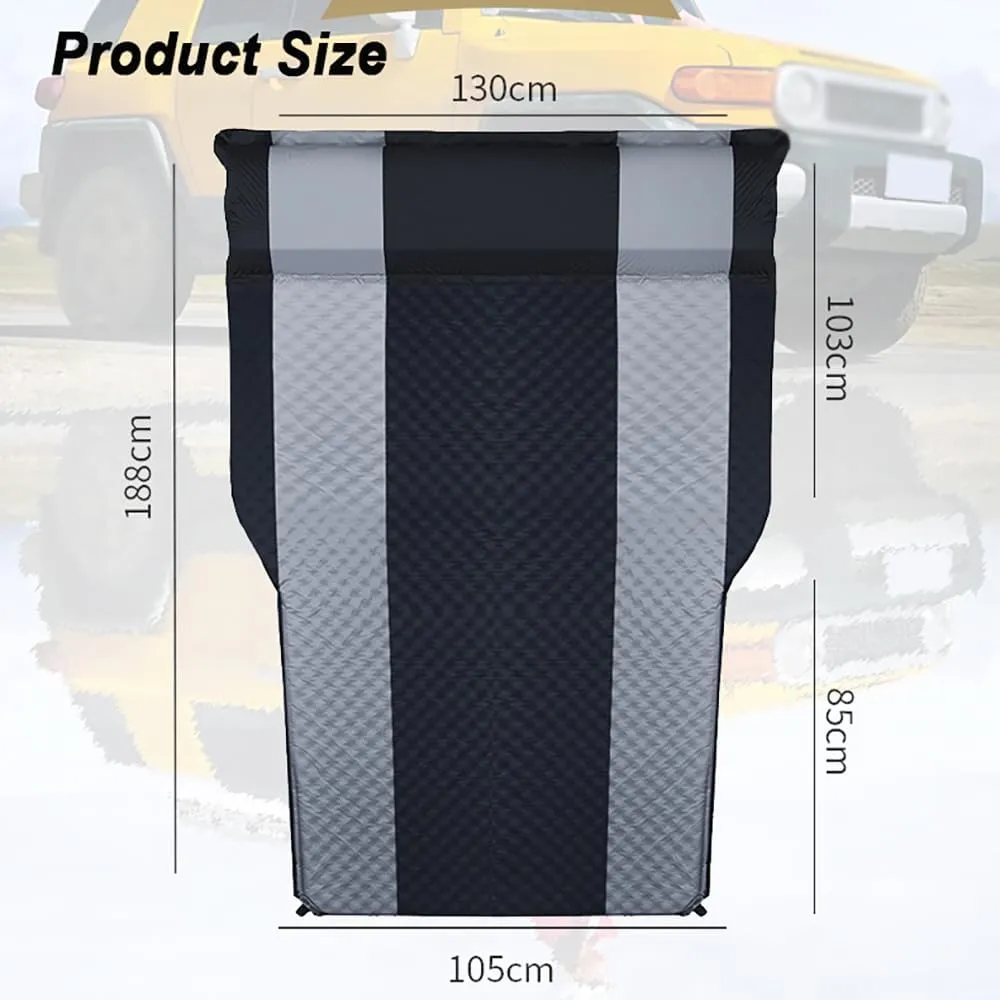 Automatic Inflatable Car Air Mattress for Mercedes Benz C-Class T-Modell S206 S205 S204 S203 S202 Estate/All-Terrain Wagon Estate, Foldable Portable for Camping Travel Car Mattress,BlueGray