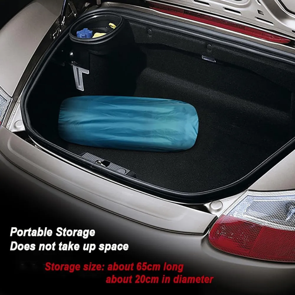 Automatic Inflatable Car Air Mattress for Mercedes Benz C-Class T-Modell S206 S205 S204 S203 S202 Estate/All-Terrain Wagon Estate, Foldable Portable for Camping Travel Car Mattress,BlueGray