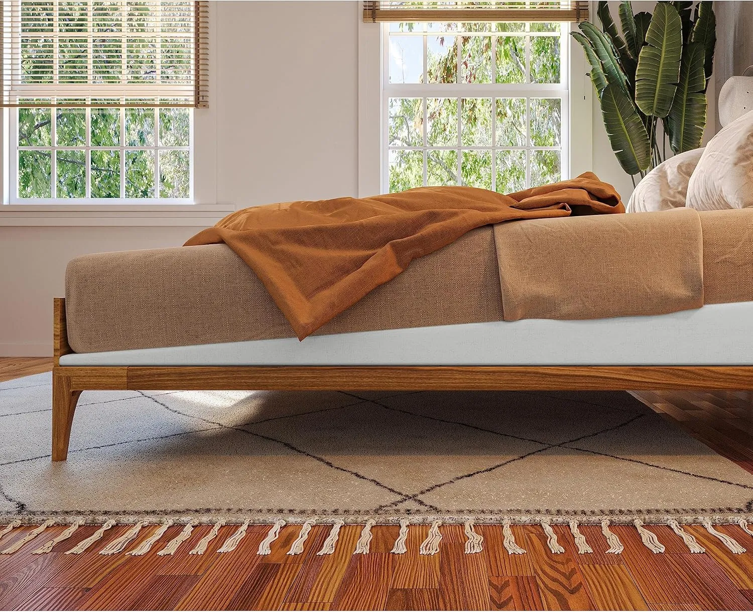 Avana Mattress Elevator - Under Bed 7-Inch Incline Foam Support, Twin