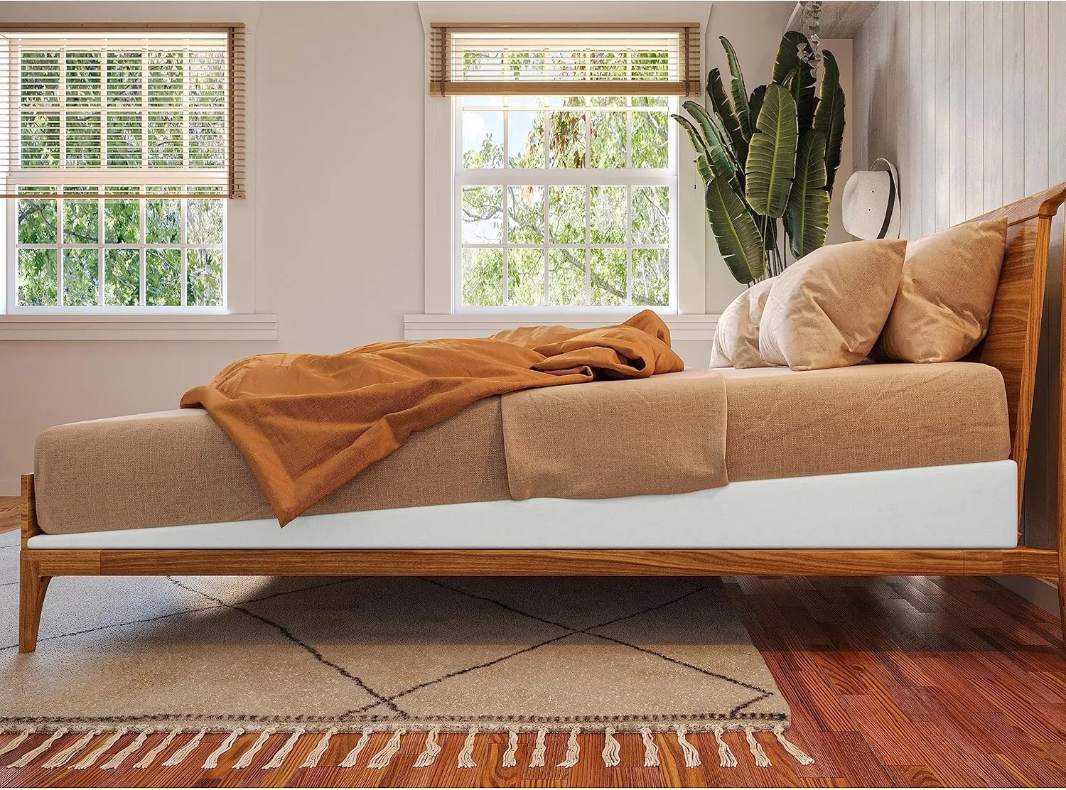 Avana Mattress Elevator - Under Bed 7-Inch Incline Foam Support, Twin