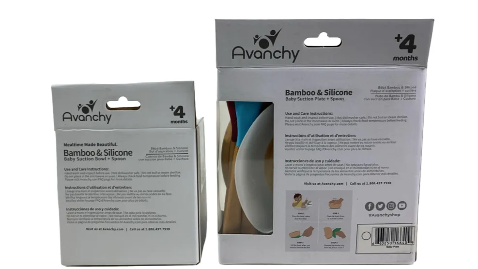 Avanchy Bamboo Complete Feeding Gift Set, Multi