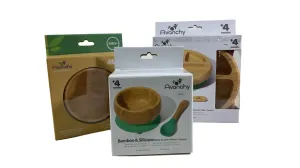 Avanchy Bamboo Complete Feeding Gift Set, Multi