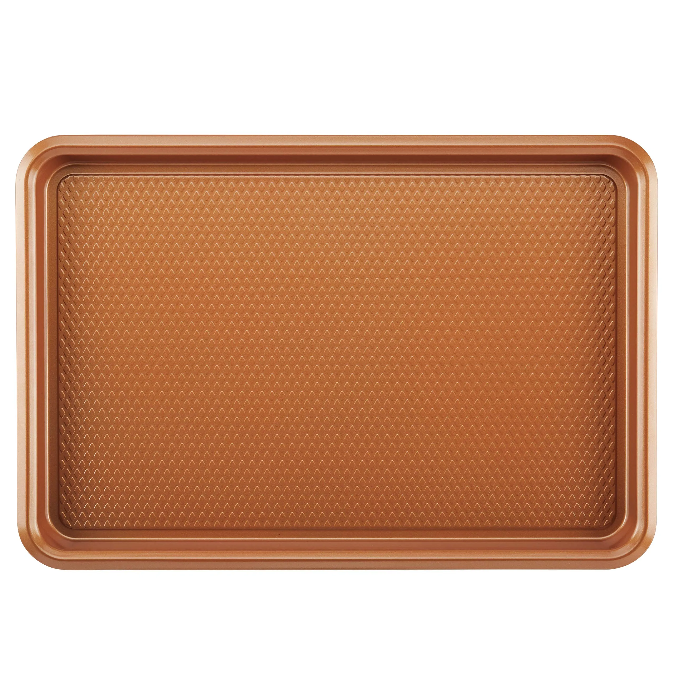 Ayesha Curry Nonstick Bakeware, Nonstick Cookie Sheet / Baking Sheet - 11 Inch x 17 Inch, Copper Brown