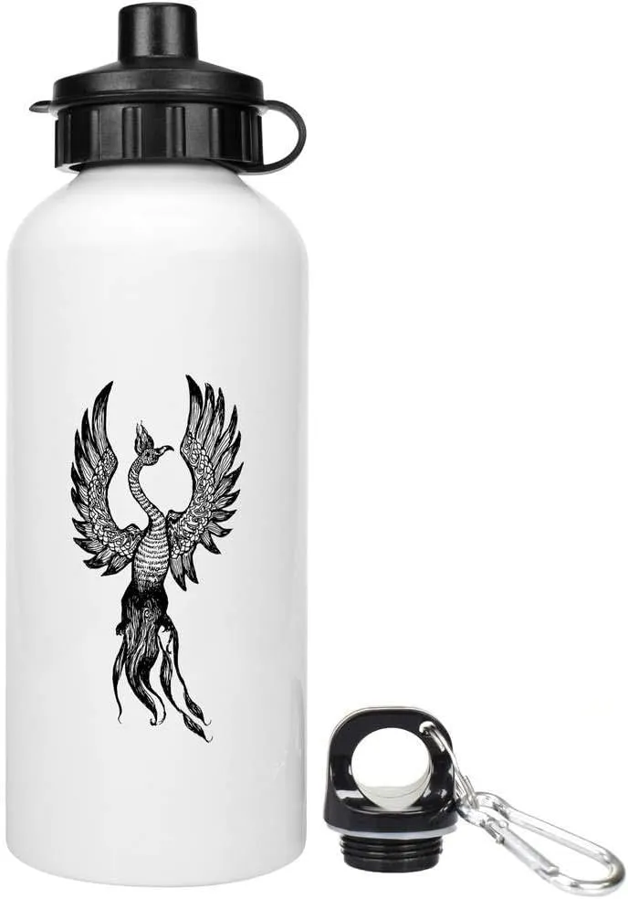 Azeeda 600ml 'Phoenix In Flight' Reusable Water/Drinks Bottle (WT00019199)