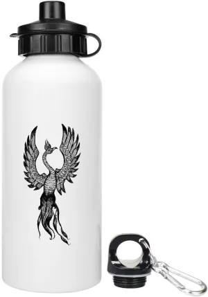 Azeeda 600ml 'Phoenix In Flight' Reusable Water/Drinks Bottle (WT00019199)